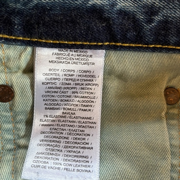 Polo Ralph Lauren Varick Slim-Straight Paint Splatter Denim 34x30 - Picture 5 of 7